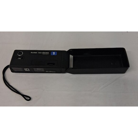 VTG Kodak Tele-Ektra 1 110 Film Camera 22mm/44mm Dual Lens Strap Untested Clean - Picture 1 of 12